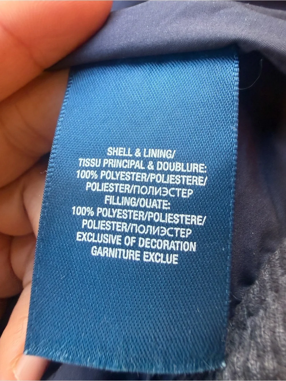 Ralph Lauren Navy Blue Girl Jacket